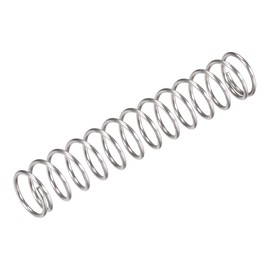 sourcing map Pack of 5 Compression Spring 304 Stainless Steel Compression Springs Spiral Spring Steel Spring 18 mm Outer Diameter 1.6 mm Wire Diameter 50 mm Compressed Length 100 mm Length 66.4N Load