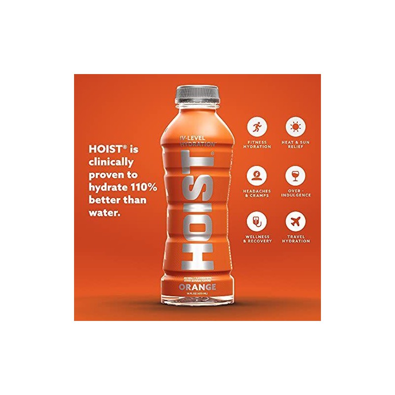 Hoist Premium Hydration Isotonic Electrolyte Drink, Powerful IV-Level Hydrati...