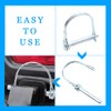 CEEYSEE 5pcs Locking Pin 8mm x 70mm Pipe Folding Pin
