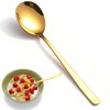 HANSGO Korean Spoons with Long Handles, 8 Inch Stainless Steel