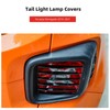 CheroCar for Jeep Renegade Tail Light Lamp Covers Blinds Rear
