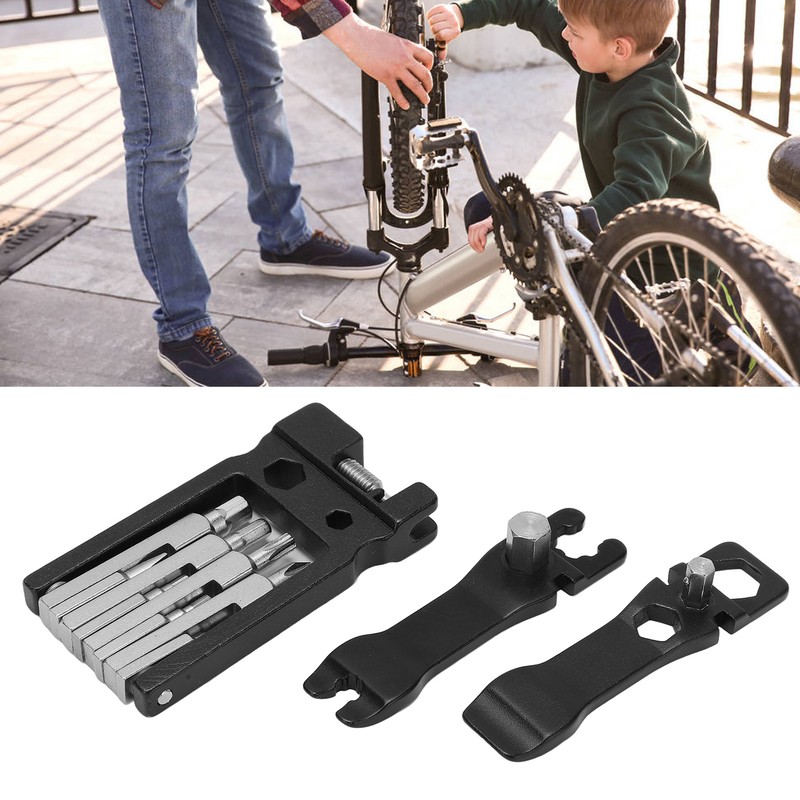 19 in 1 Bicycle Repair Tools Kit Chain Remover Spoke