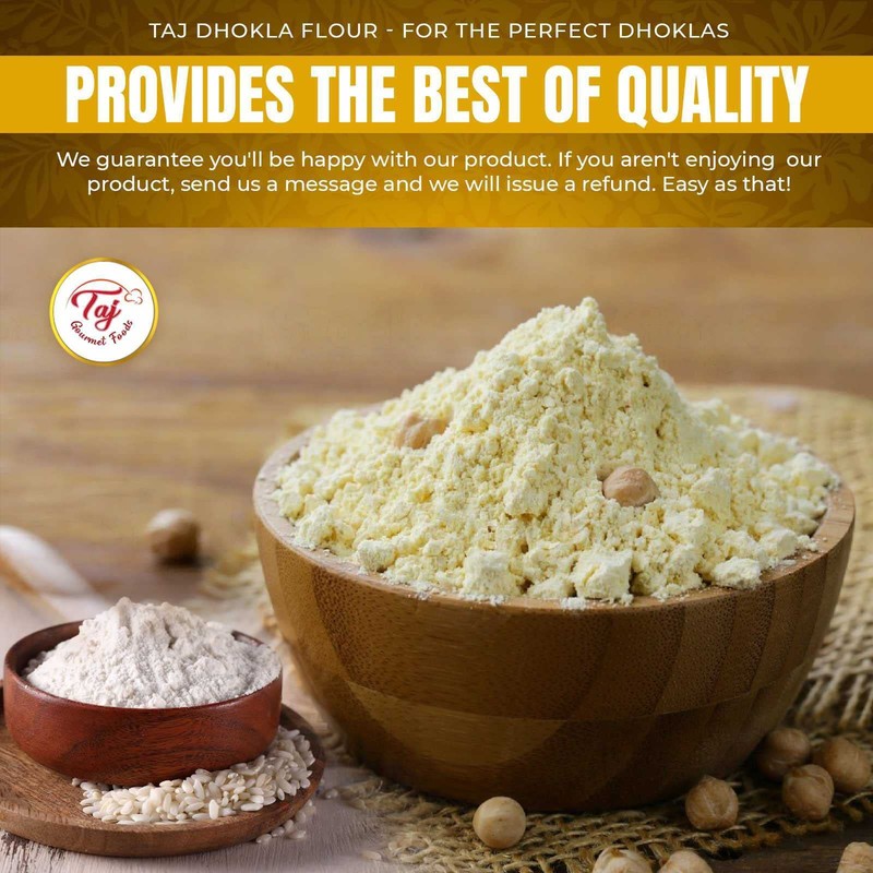 TAJ Dhokla Flour - For the perfect Dhoklas, 4-Pounds