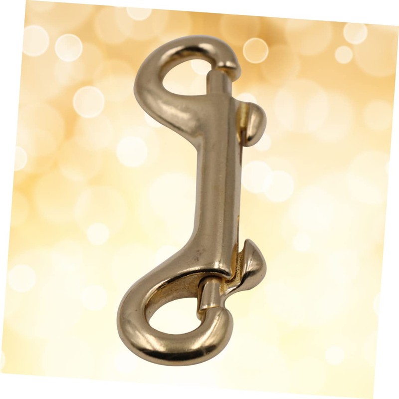Operitacx 4pcs Brass Lobster Clasp Bag Clip Carabiner Clips Luggage