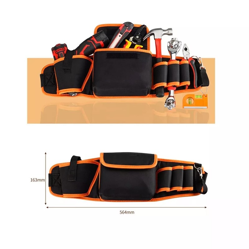 Cinturon Para Herramientas, Bolsa de Herramientas de Mantenimiento Eléctrico, Bolsa