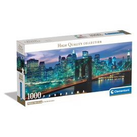 Clementoni Jigsaw Puzzle Collection - New York 1000 Pieces - Poster Included, Puzzle For Adults 14-99 Years, Gift For Men/Women, City, America, New York, Made In Italy, 39867
