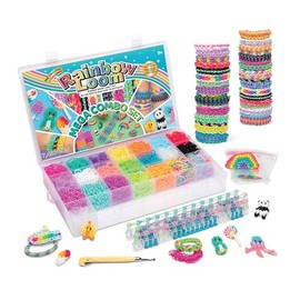 Rainbow Loom - Mega Combo Set de ligas de colores para hacer pulseras