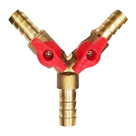 TYGFRT 1-Piece Y Three-Way Valve, Hose Connector, Water Pipe Diverter, Hose Connection Accessories, Suitable for Air Pipes, Water Pipes, Liquefied Natural Gas and Gas Valves