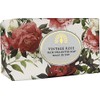 The English Soap Company, Vintage Wrapped Shea Butter Soap, Vintage Rose, 200g