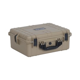 MEIJIA Portable All Weather Waterproof Protective Hard Case,Compact Camera Case with Customizable Fit Foam,Fit Use of Drones,Camera,Equipments, 20.62 x16.85x8.11inches(Desert Tan)