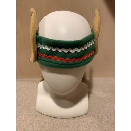 Smart Living Felt Elf Santa Headband with hook and loop Band - New with Tags