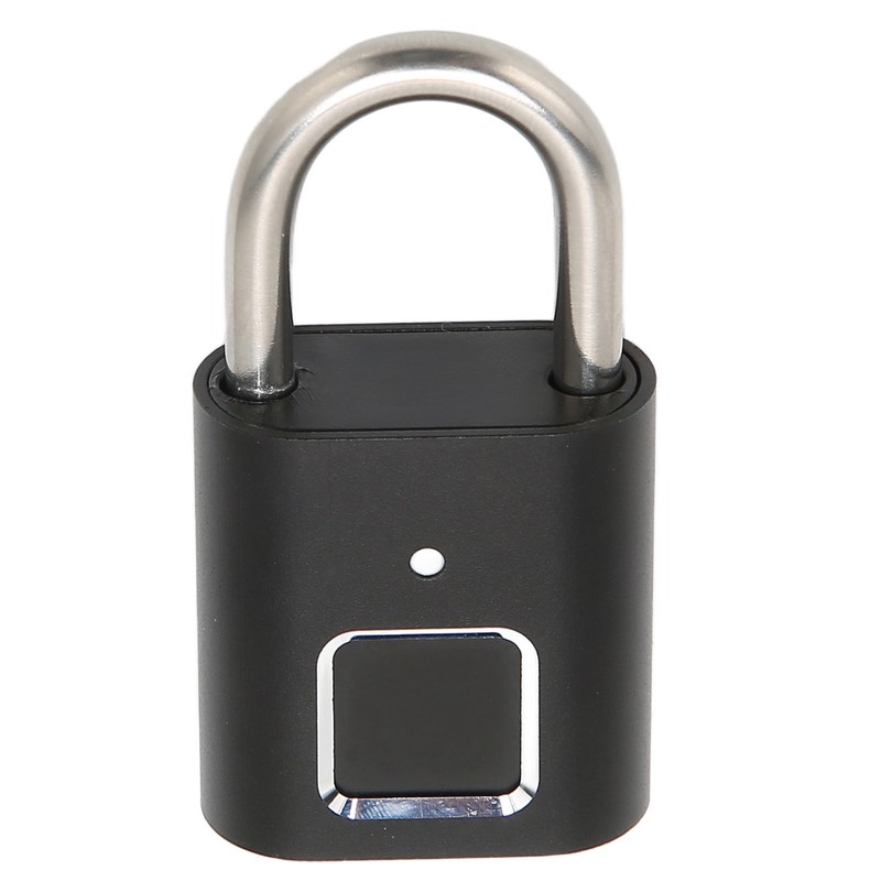 Fingerprint Padlock Biometric Smart Security Digital Lock Water Resistant USB