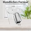 LILELIG Set of 6 Radiator Bleeding Keys, Aluminium Heating Keys,