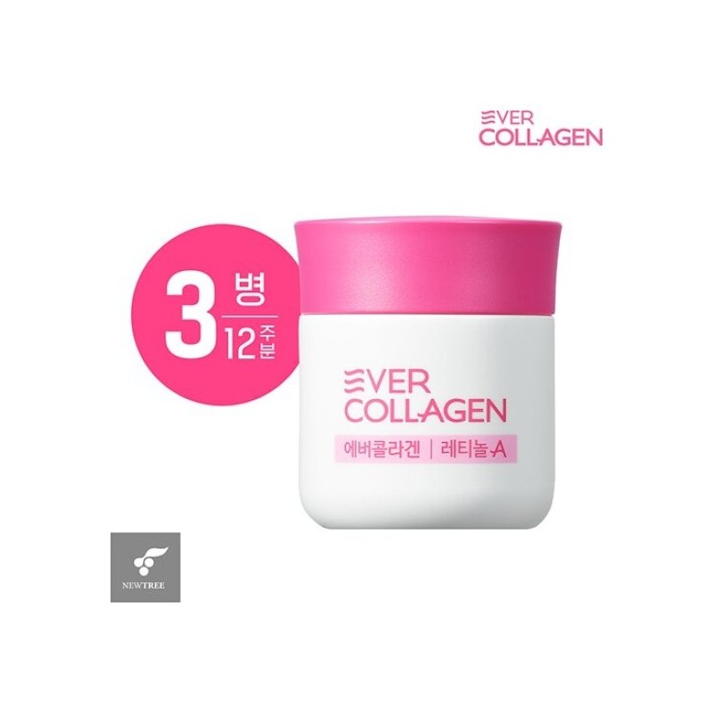 Ever Collagen Retinol A 3 bottles (12 weeks) / 에버콜라겐