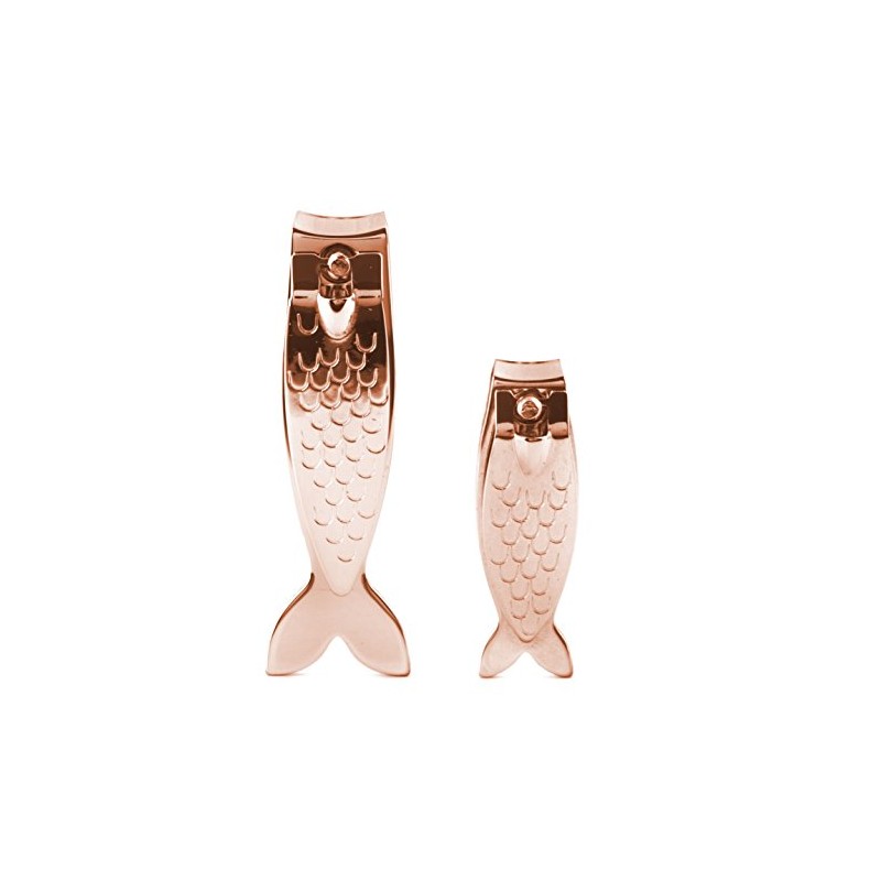 Kikkerland Copper Big Fish & Little Fish Nail Clipper Set