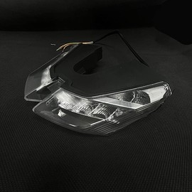 GOODELY LED Tail Brake Lights Turn Signal Integrated Compatible With DUCATI HYPERMOTARD 821 939 950 SP 2012-2021 (Clear)