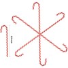 JUTOSU Christmas Ornaments Christmas Tree Decorations Christmas Plastic Candy Canes