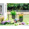 Melphoe 2 Pack Self Watering Hanging Planters Indoor Flower Pots,