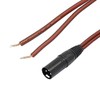 Gokoti XLR Speaker Wire, Speaker Bare Cable to XLR Plug,