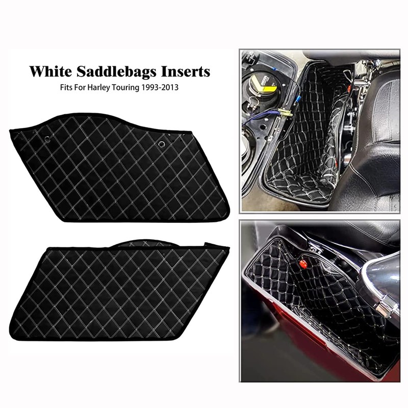 HDBUBALUS Stretched Saddlebag Liners Inserts Compatible with Harley Extended Bag