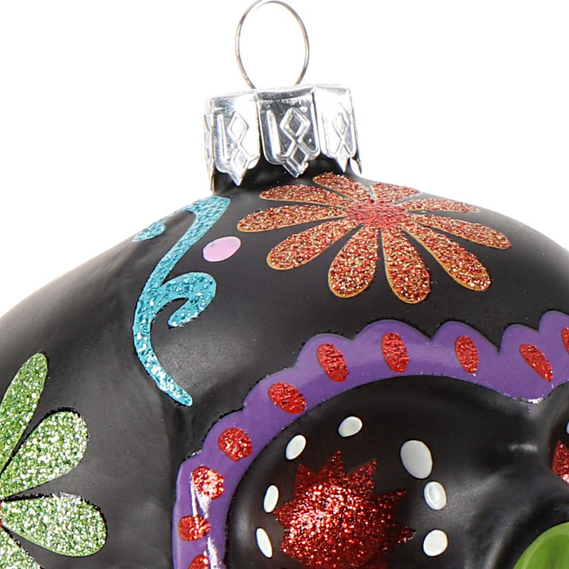com-four® Christmas tree decorations Skulls - Christmas pendants for the
