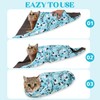 Poochies Sprouts 35.4" Cat Grooming Wrap, Cat Wrap for Cutting