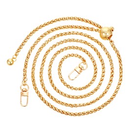 Shimmeroo Gold Chain Purse Strap, Adjustable Gold Chain for Purse