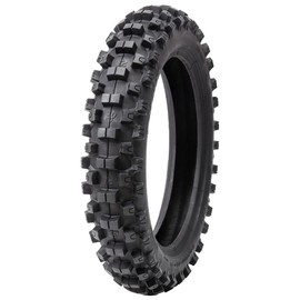 Tusk EMEX T-35® Soft/Intermediate Terrain Dirt Bike Front and Rear Tire Set – Front 60/100x12 & Rear 70/100x10 – Deep Tread Off-Road Trail Tires – Tube Type Motocross Motorcycle Tires