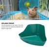 Small Animal Litter Box Fanshaped Rabbit Corner Toilet Box Potty