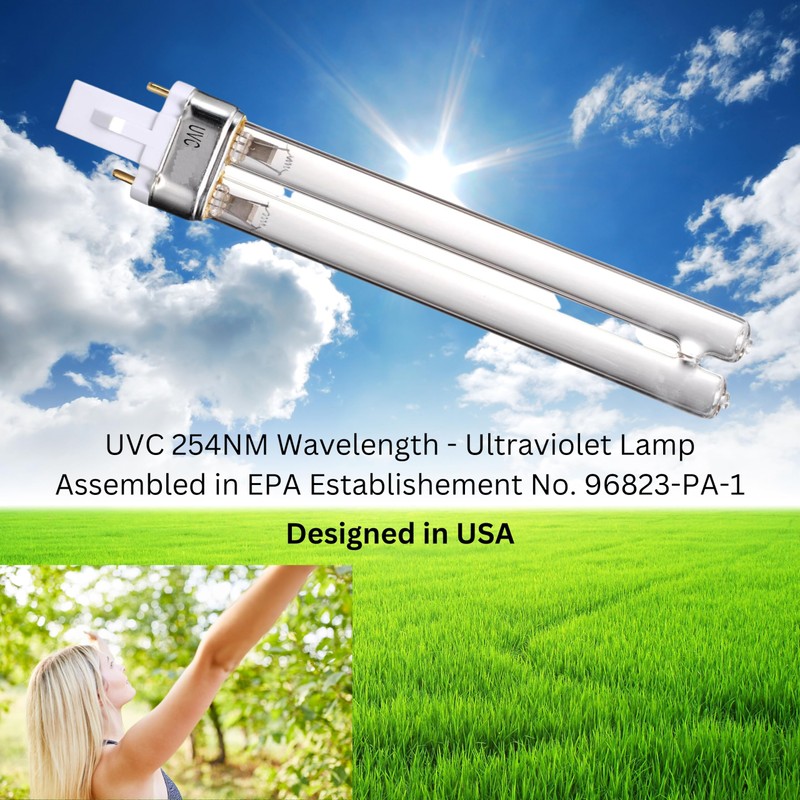 9W UV Bulb | Compatible with Lux Guardian Air F159A,