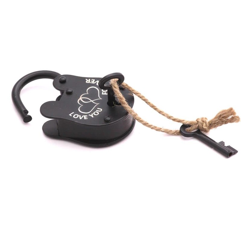 Love Lock, Love You Forever, Vintage Lock with Keys, Pad