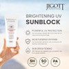 JIGOTT Protector solar con crema aclarante UV FPS 50PA niacinamida,