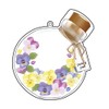 Hagoromo Acrylic Makeup Cover #Pansy Pot No.82305