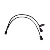 ALPHACOOL 18689 Y-Splitter 3-Pin to 2x 3-Pin 30 cm, Sleeved