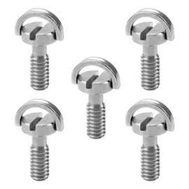 Camera Screw 1/4 Tripod Screw D-Ring Stainless Steel Mounting Screw, Pack of 5 Quick Release Plate Tripod for Monopod/Quick Release Plate/Camera Screw