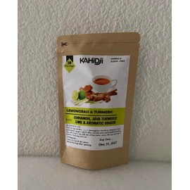 Lemongrass & Turmeric, Cinnamon, Java Turmeric, Lime & Aromatic Ginger - 30 Tea Bags