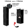ABRA® 3 Shelf Hanging Locker Organizer for School, Work, Gym,