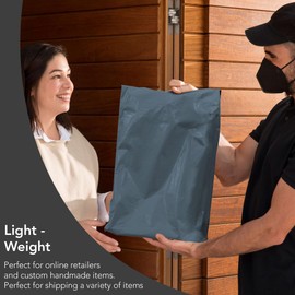 65 Mixed Grey Parcel Bags, Postage Bags, Mailing Bags 4 Sizes Poly Postal Bags Self Seal iSOUL Small to Large Mailing Bags Packaging Assorted Mailers Posting Shipping Post Parcels Package Bags