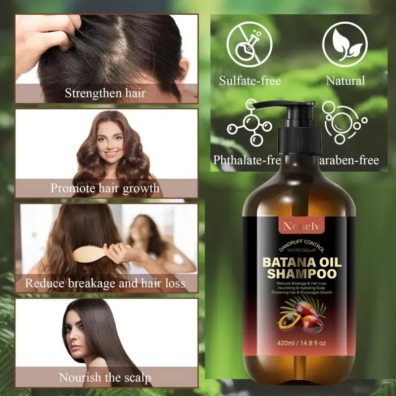 Batana Aceite Esencial Champú Cuidado Del Cabello 420ml