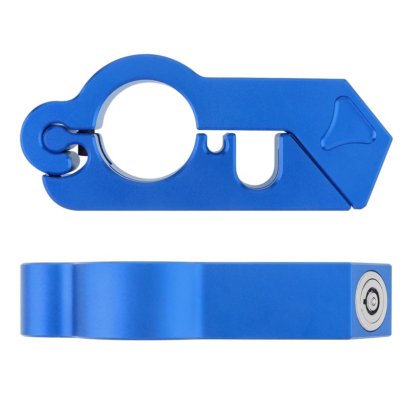 Windance Heavy Duty Solid Handlebar Lock + Helmet Lock Combo
