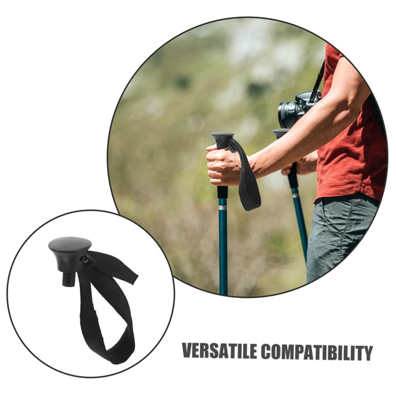 Kisangel 2pcs Adjustable Cane Wrist Strap with Antislip Grip for