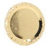 Round Decorative Dinner Plate Stainless Steel Storage Tray for Jewelry