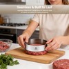 Hilsita Burger Mold, Sous Vide Accessories Hamburger Bun Rings, 6