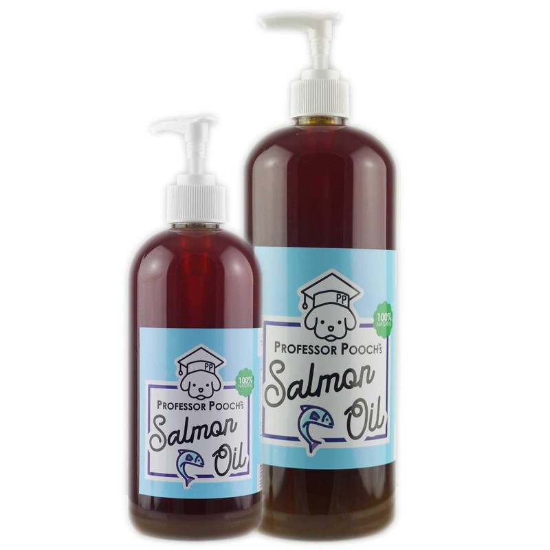 Professor Pooch’s Salmon Oil for Dogs Omega 3 Supplement 100%