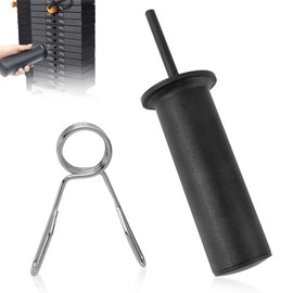 Gym Pin for Extra Weight, Weight Stack Pin Diameter 10 mm Length 110 mm Portable Sports Weight Stacking Pen Training Power Station for Home Gym