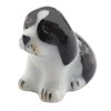 MyTinyWorld Dolls House Miniature Ceramic Black Dog Sitting