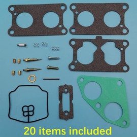 Tuzliufi Carb Carburetor Rebuild Repair Kit Compatible with Kawasaki Mule 3000 3010 3020 KAF620 KAF 620 KAF620E KAF620F KAF620G KAF620H KAF620J KAF620K 15003-2766 2001-2004 2005 2006 2007 2008 Z722