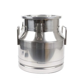 FXEIPOL 20L Milk Bucket Stainless Steel Milk Transport Barrel Milk Storage Container Wine Heavy Duty Milk Bucket Can Large Capacity Milk Can for Milk, Coffee, Wine