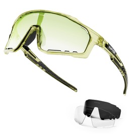 KAPVOE Polarised Cycling Glasses Men Women Road Bike Glasses Sports Sunglasses TR90 MTB Glasses Cycling Glasses Cycling Glasses UV400 Protection Sports Glasses Cycling Mountain Bike Running Volleyball