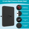 Hibbent 13 Inch High Pressure Shower Head Wall Mount Fixed